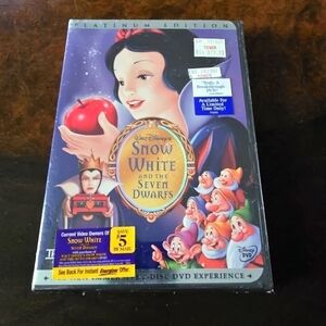 Snow White and the Seven Dwarfs Platinum Edition 2 Disc DVD BRAND NEW SEALED